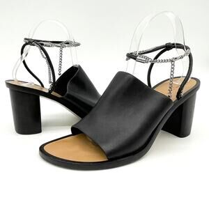 Rag & Bone Womens Nella‎ Size 39 Chain Ankle Strap Edgy Chic Urban Versatile